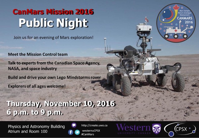 CanMars Public Night Details