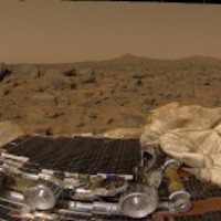 Martian Landscape, Pathfinder camera (NASA)